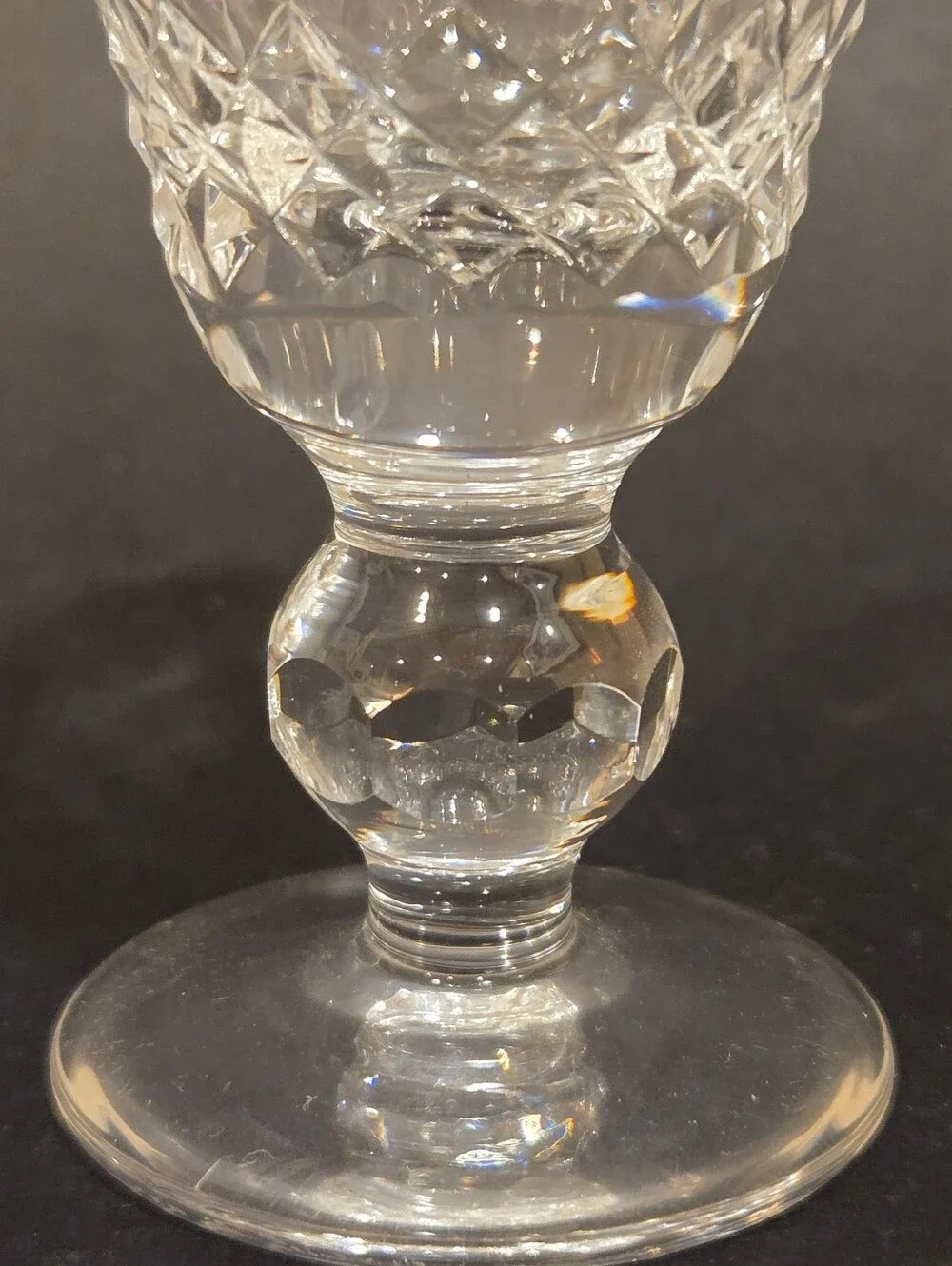 Waterford Kilcash Crystal Cordial Elegant Clear Stemware